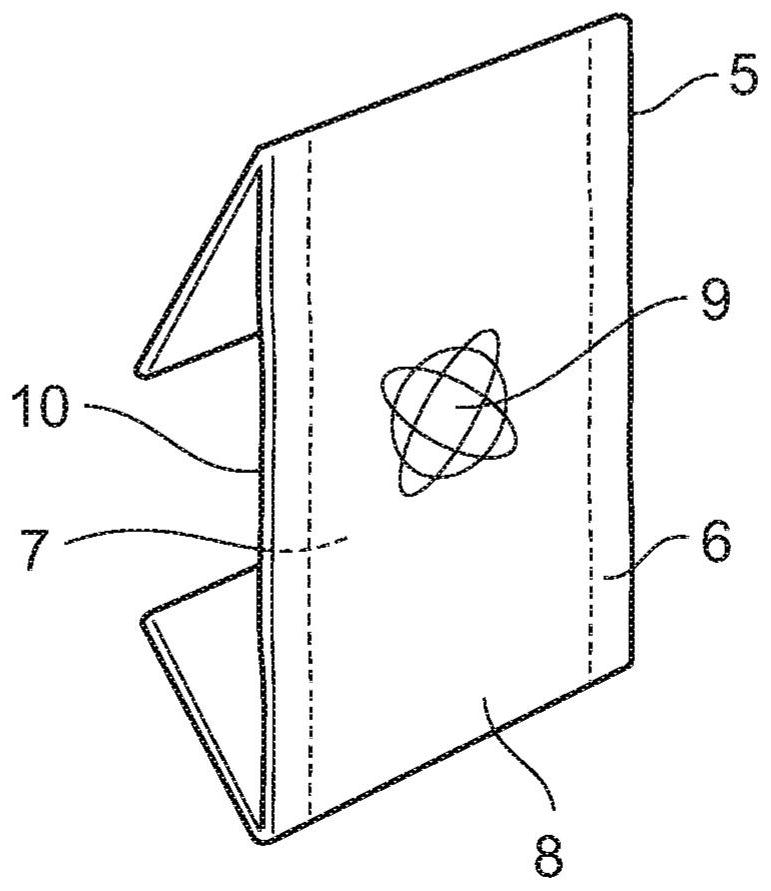 Package of absorbent units and method for manufacturing such package