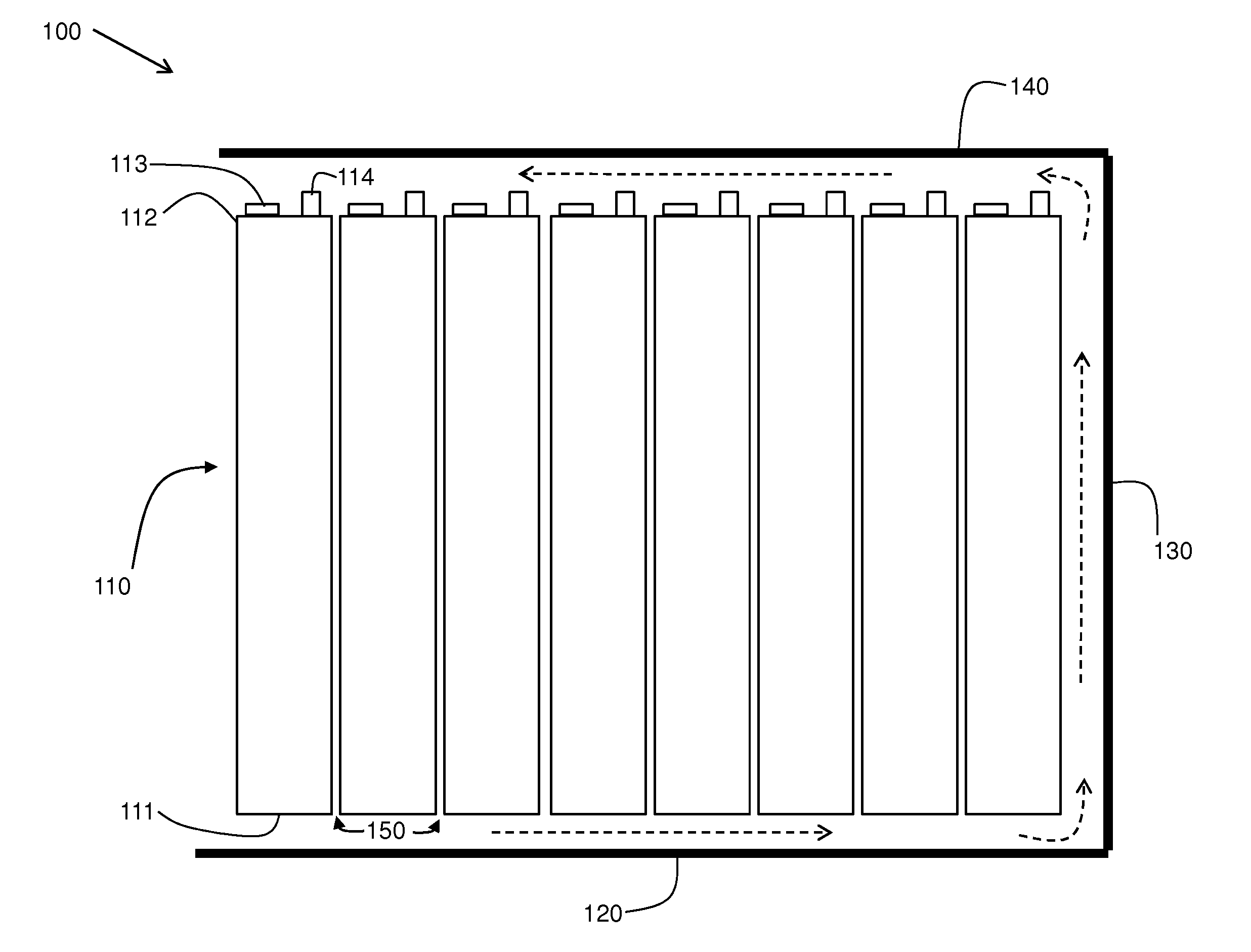 Thermal management system for a multi-cell array