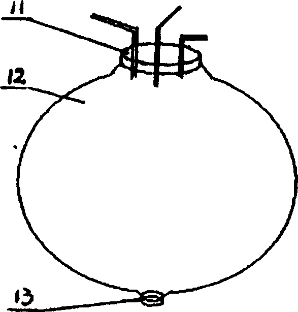 Method for storing fresh water on the sea