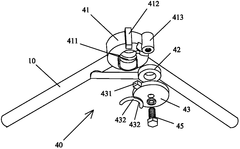 Spring winding device of lathe