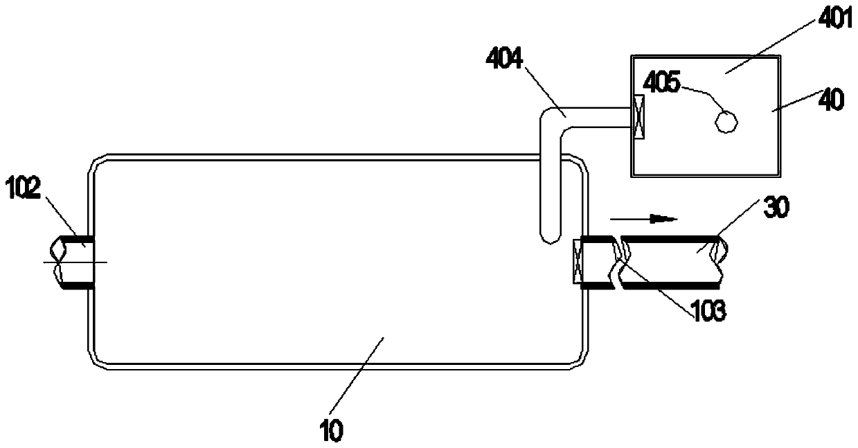 Double-area sewage regulation and storage device and method