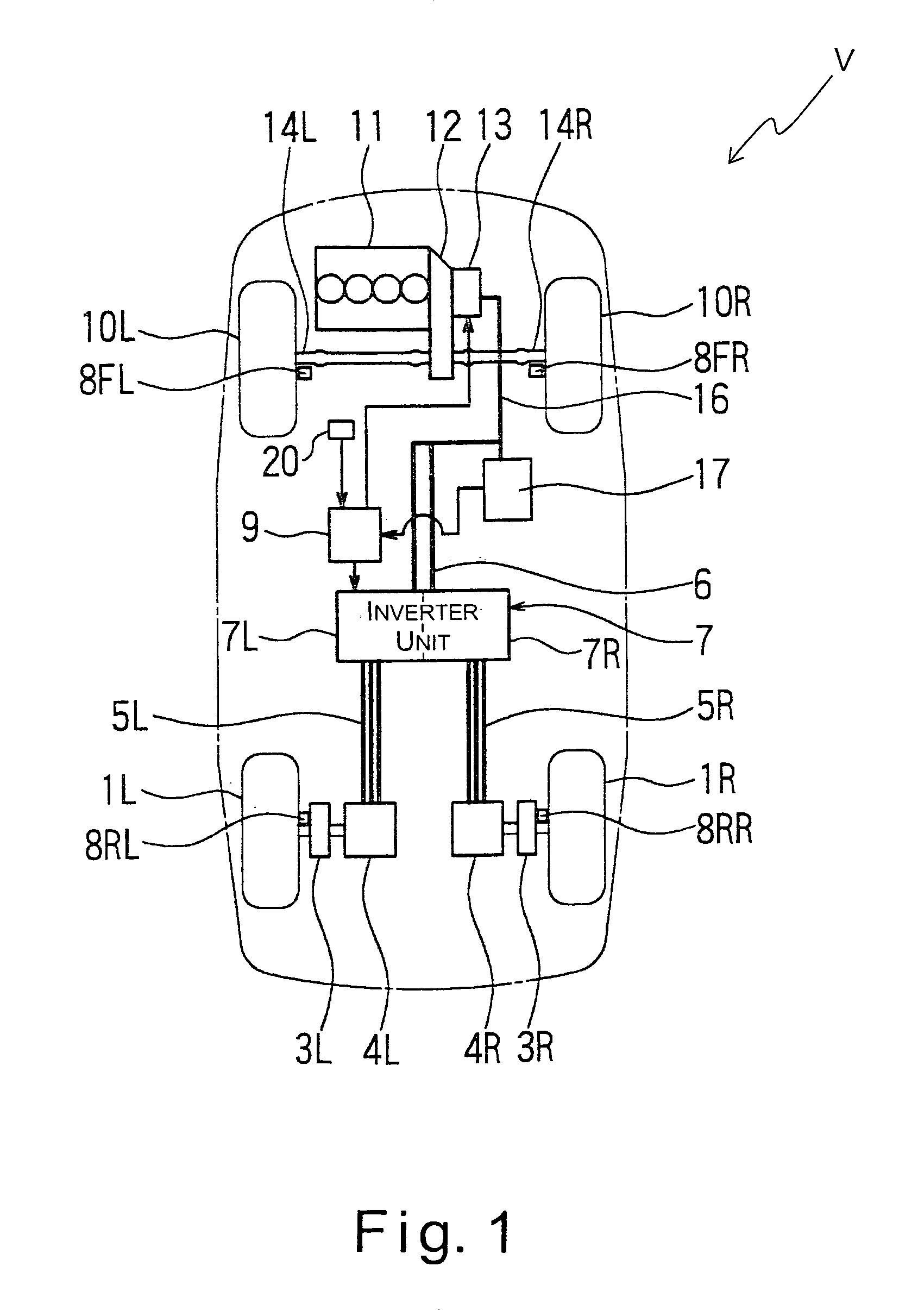 Drive apparatus for vehicle