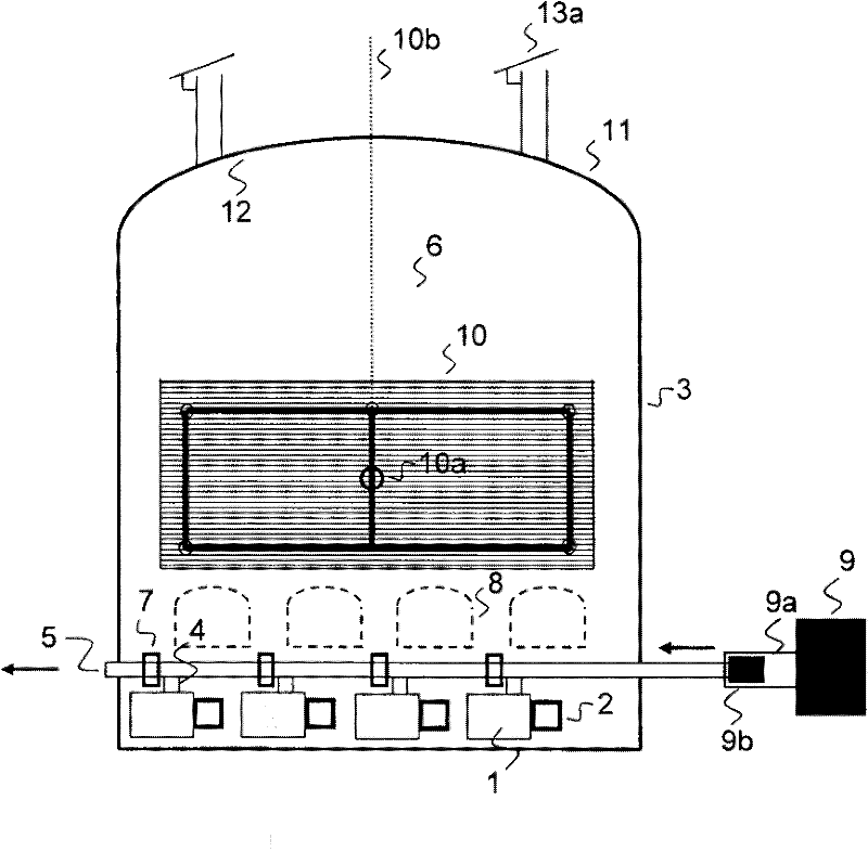 Air metering system for secondary air in coking furnaces as a function of the ratio of cupola temperature to sole temperature