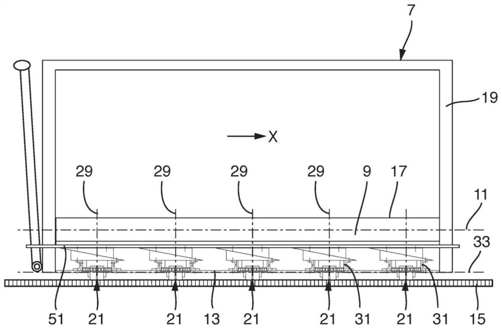 Cargo carrier for receiving in cargo area of aircraft with movable rolling elements