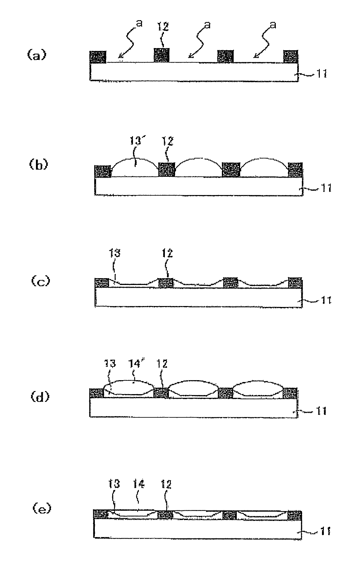 Liquid crystal display device and color film plate, and processes for producing the same