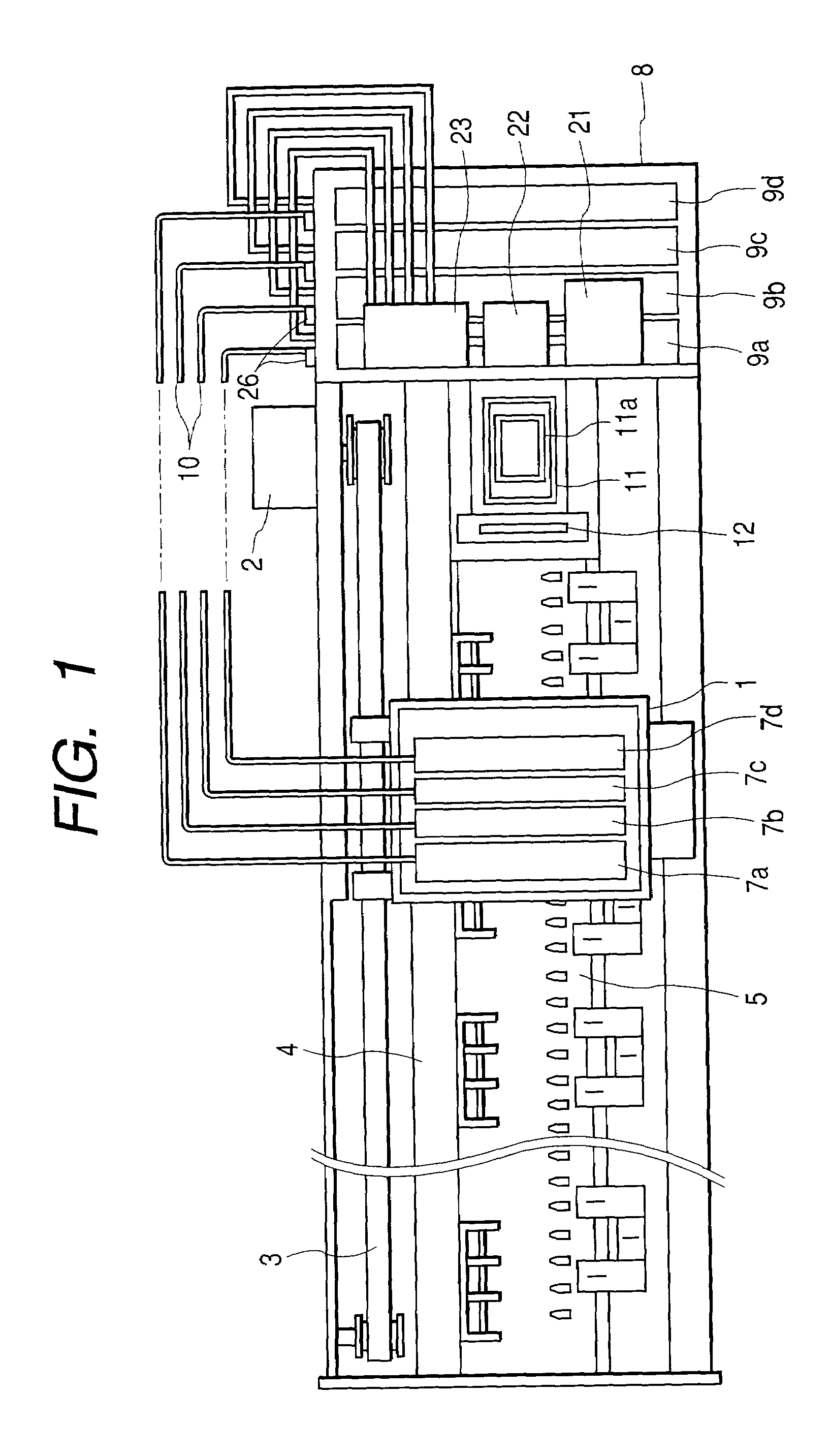 Connection apparatus for circuit board, ink jet type recording apparatus using the same, IC chip and ink cartridge having IC chip