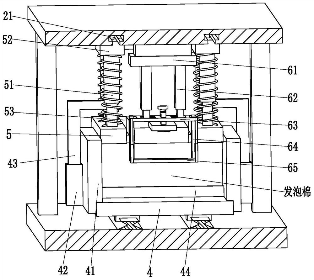 Polyethylene foam packaging protection material structure forming process