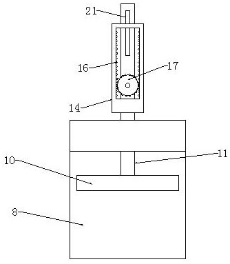 Multi-point clamping positioning device for constructional engineering material detection