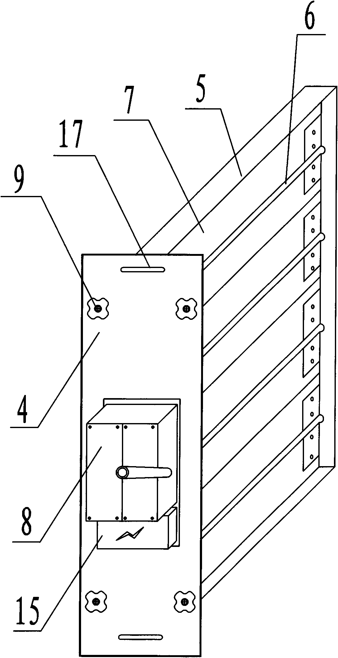 Fireproof valve for oil smoke pipeline of setting machine