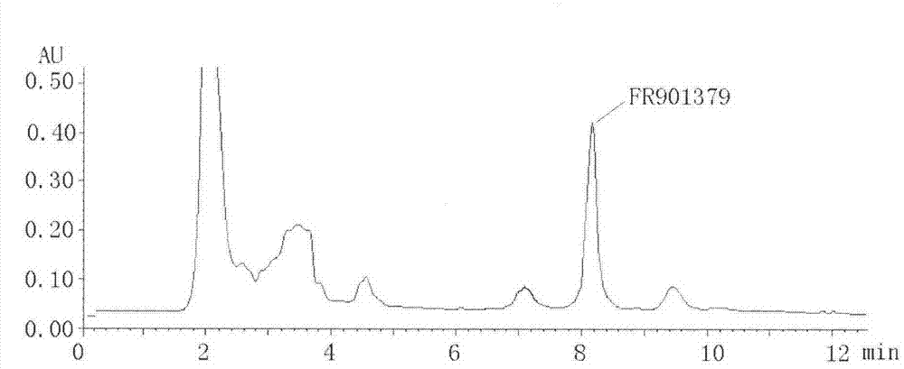 Preparation method for high-purity micafungin precursor compound