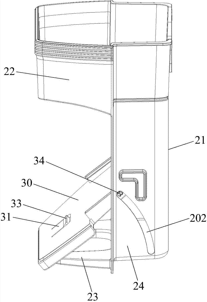 Refrigerator and storage device thereof