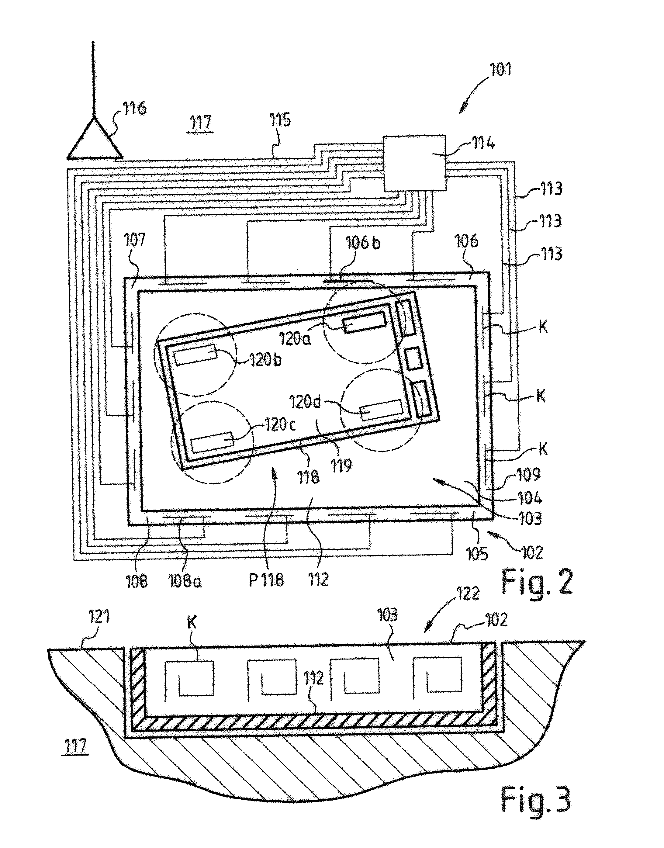 Integration device and method of manufacturing a shell for a cradle