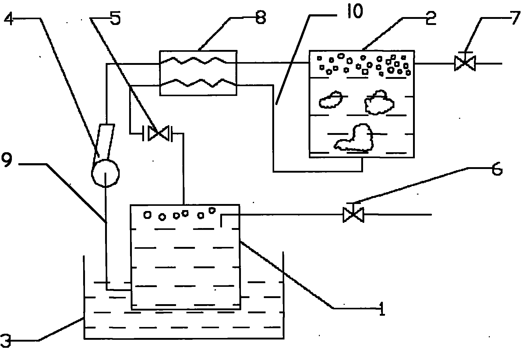 Hydrate absorption supercharging device and method