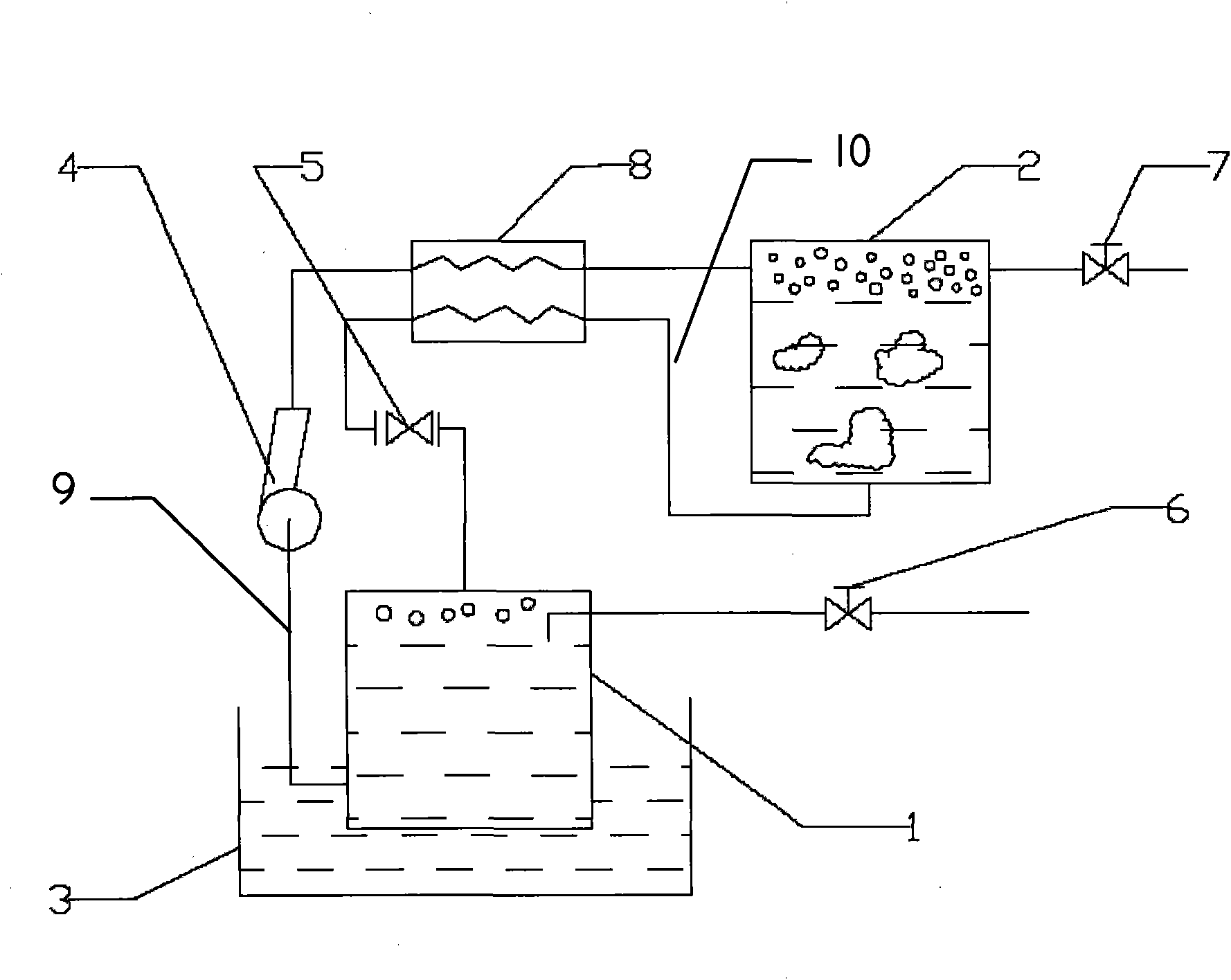 Hydrate absorption supercharging device and method