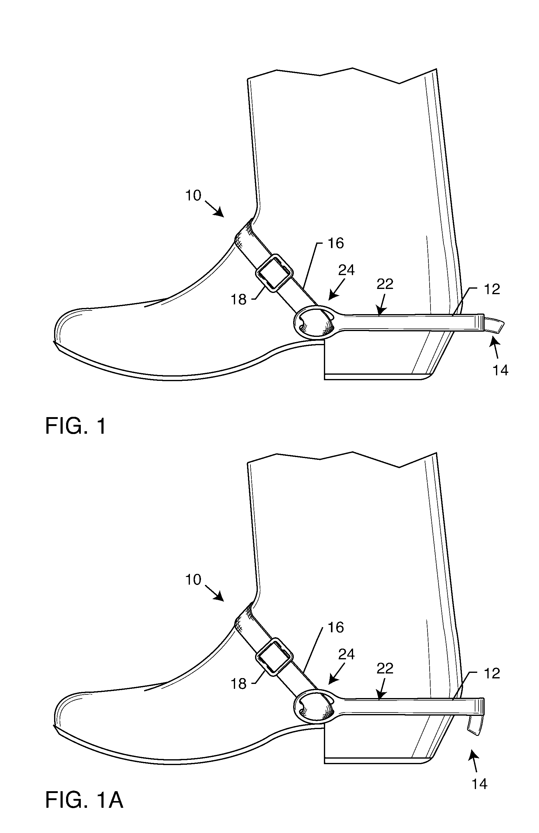 Retractable spurs