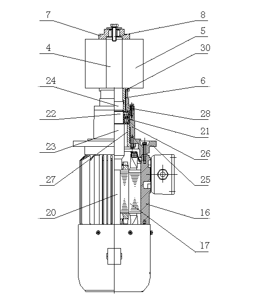 Single-spindle woodworking milling machine with high-speed spindle