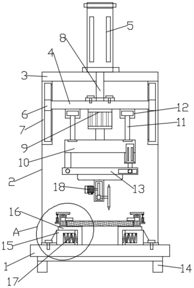 Cutting device for stainless steel filter screen processing