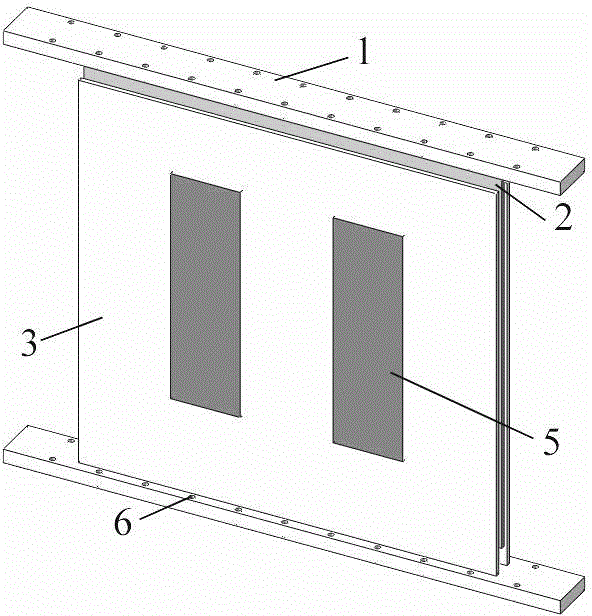 Energy-consumption shear wall made of composite material