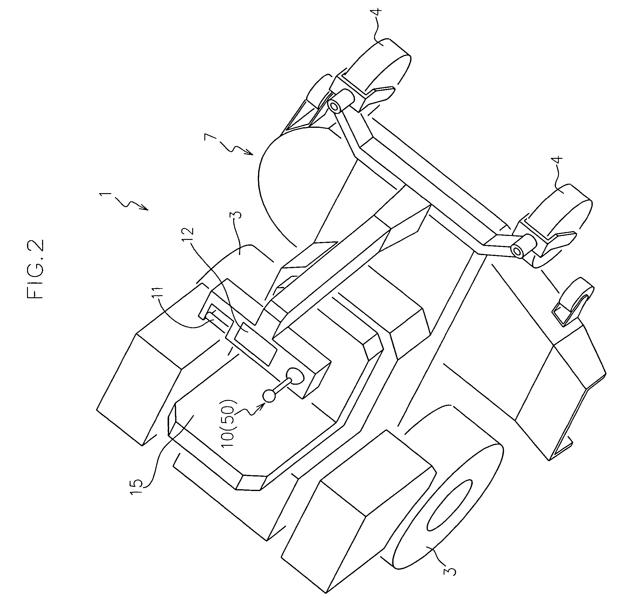 Hydraulic pump unit and working vehicle