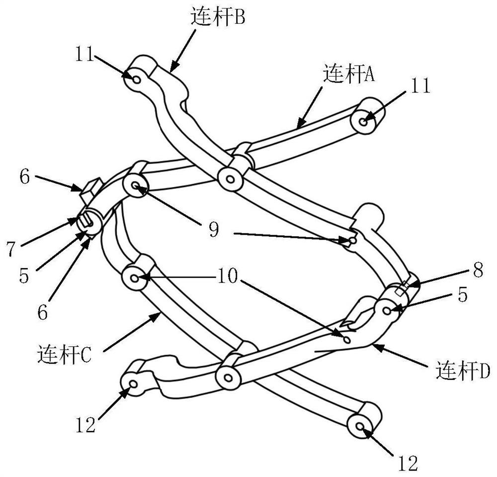 Pipeline environment operation oriented reconfigurable folding and unfolding mechanism