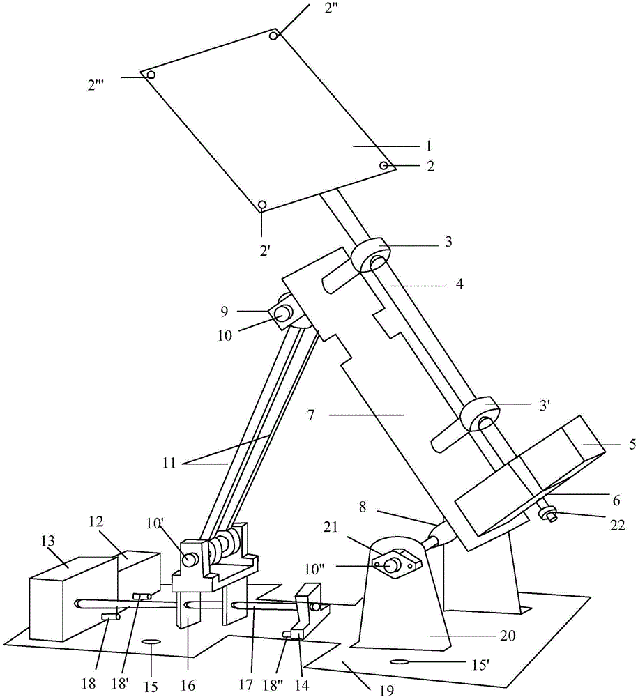 Control method of polar-axis-based photovoltaic power generation double-axis tracking structure