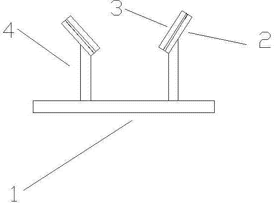 Clamping device for 90-degree inner barrel turnover device