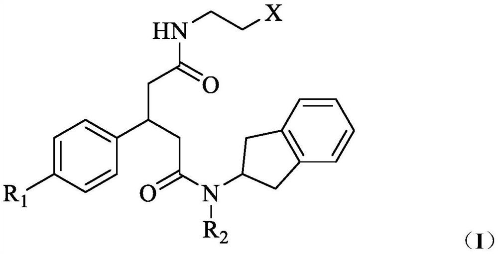 Glycinamide derivative as well as preparation method and application thereof