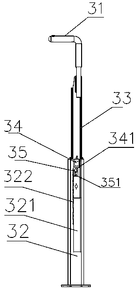 Three-dimensional human body scanning equipment with slidable camera