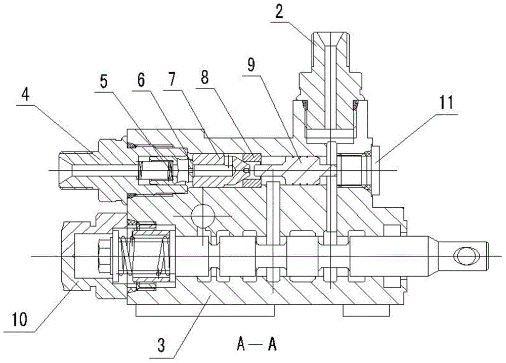 Slicing-type manual multi-way reversal valve