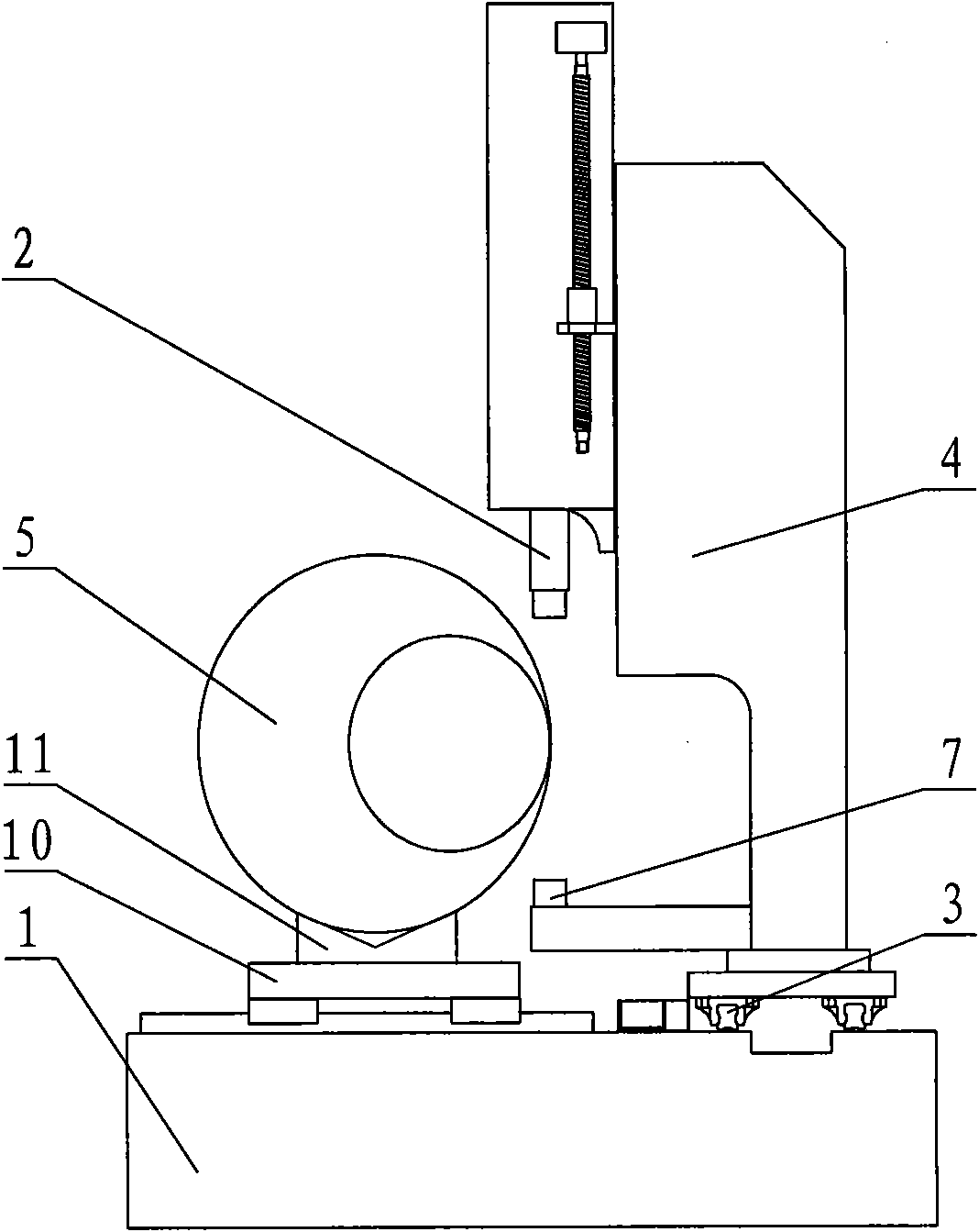 Non-contact scroll saw guide wheel slot type detector