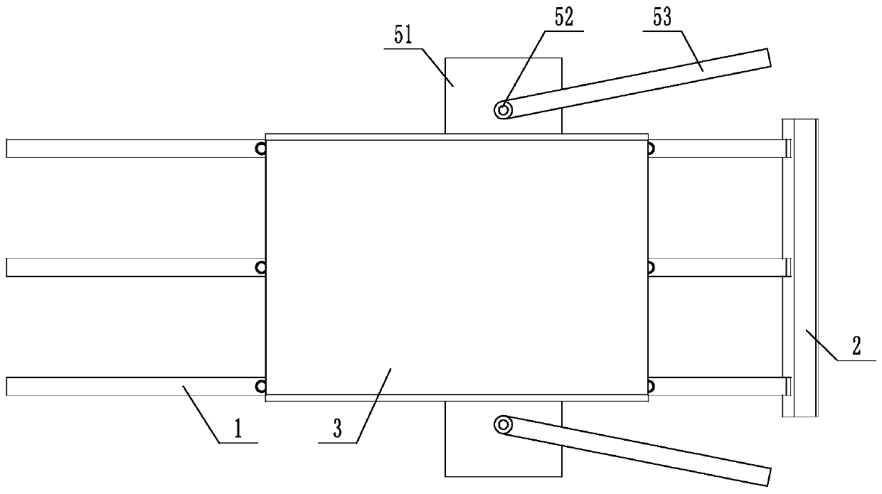 Limiting type anti-skewing stock bin support