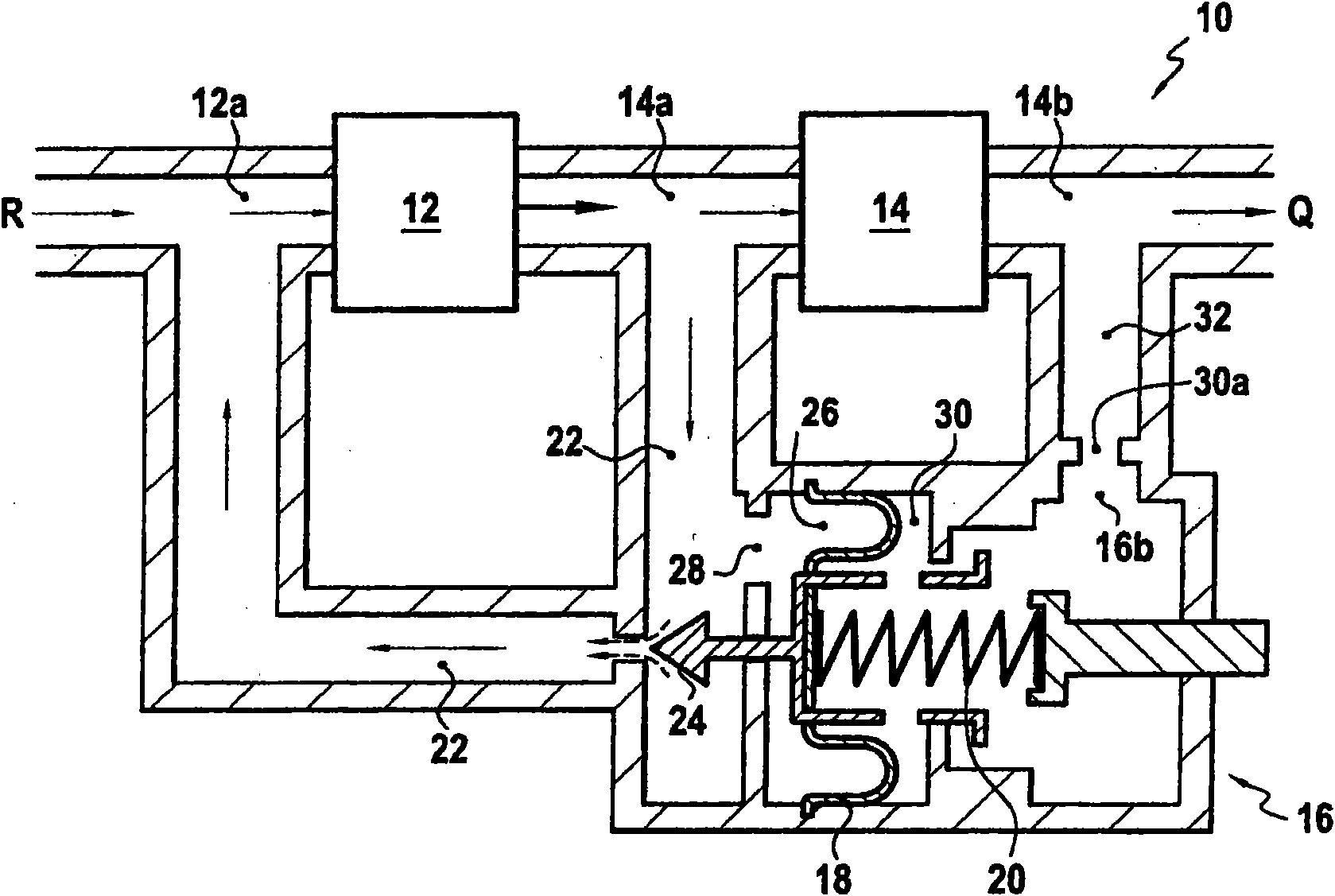 Fuel flowmeter having an improved control device