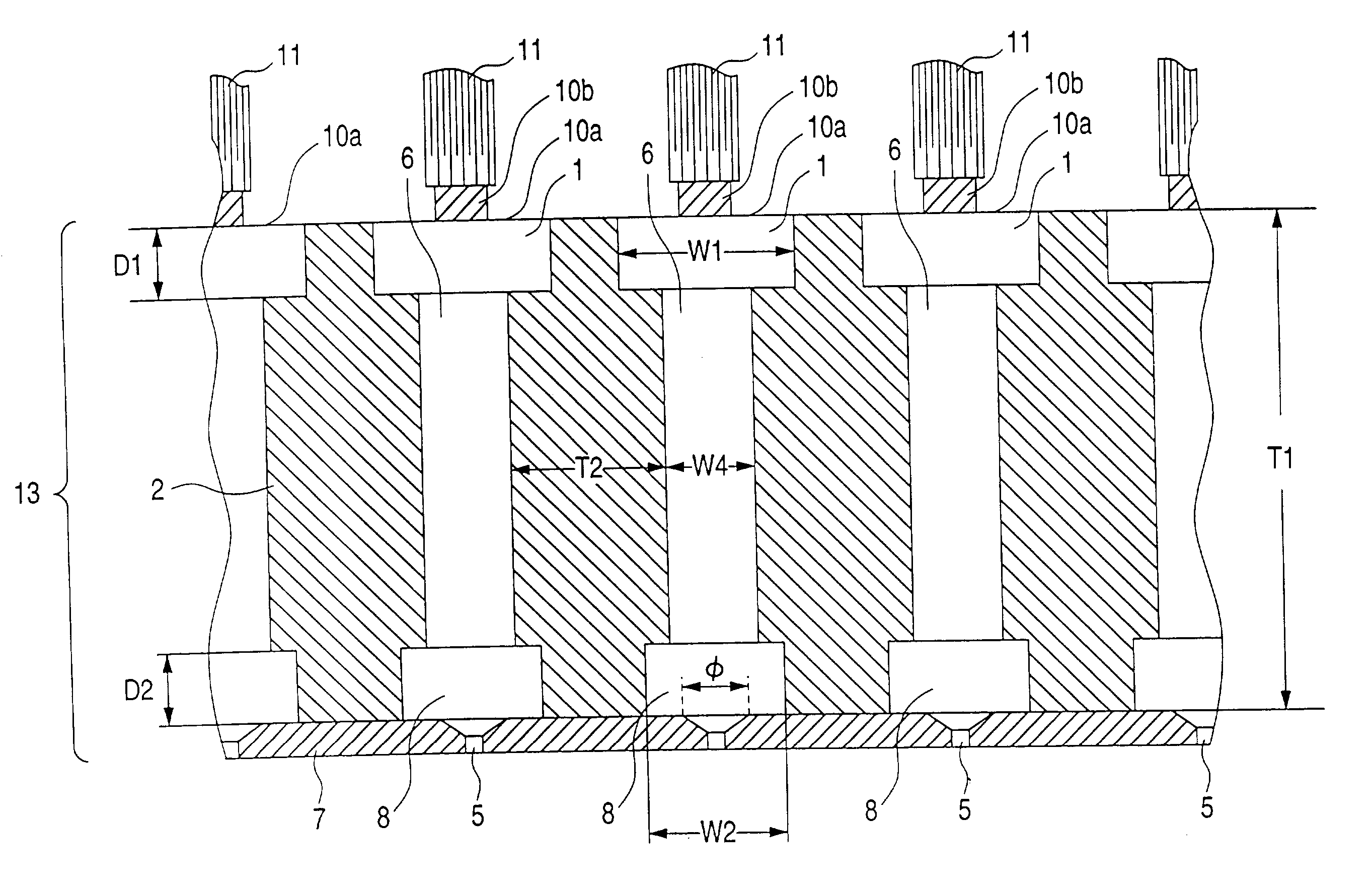 Method of producing an ink jet recording head