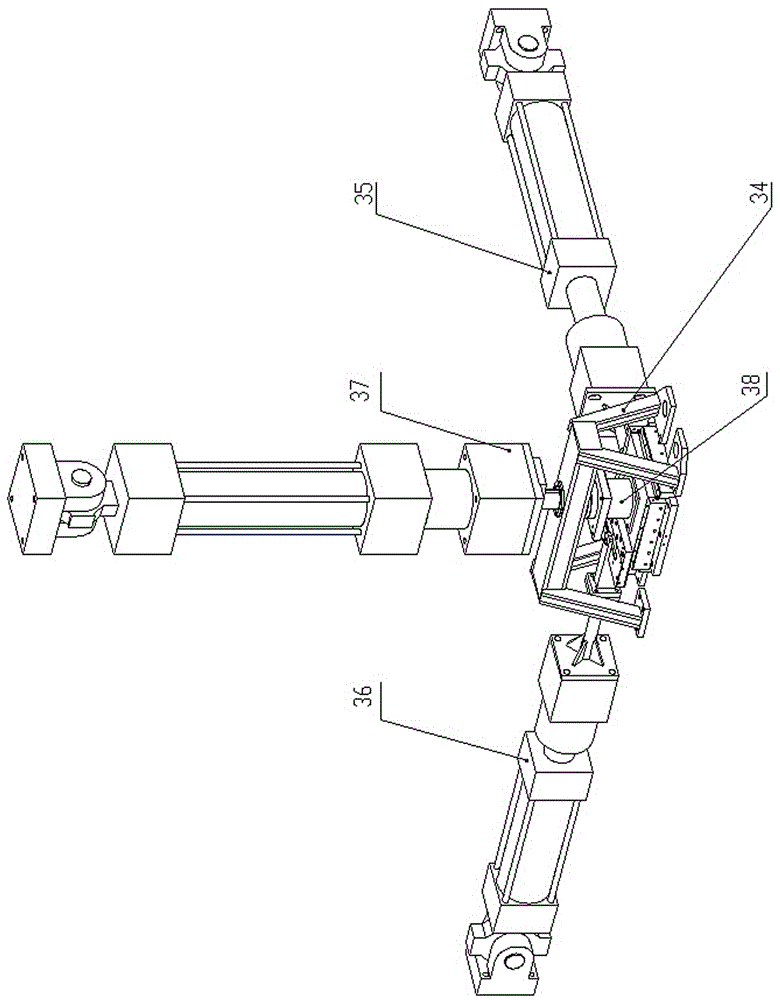 Three-directional mechanical test platform