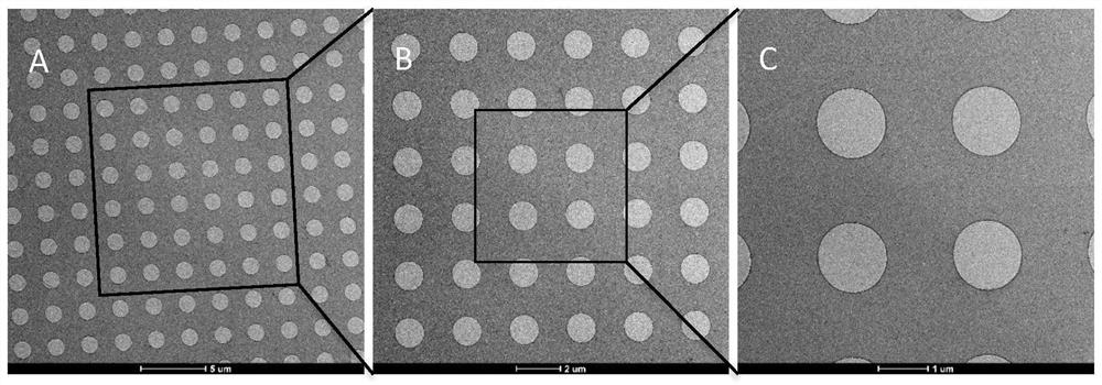 Preparation method of graphene electron microscope grid