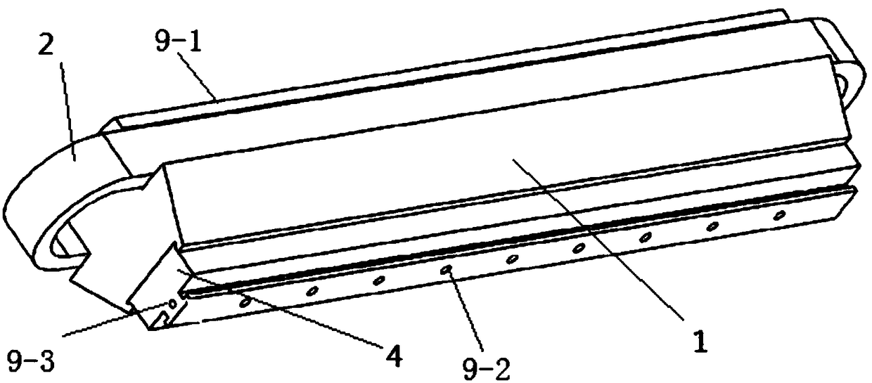 Modular structure of motor stator and outer rotor of mine hoist