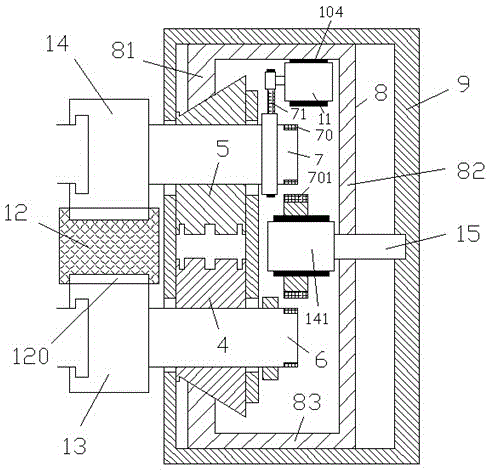 Damping type installation assembly for LED display device