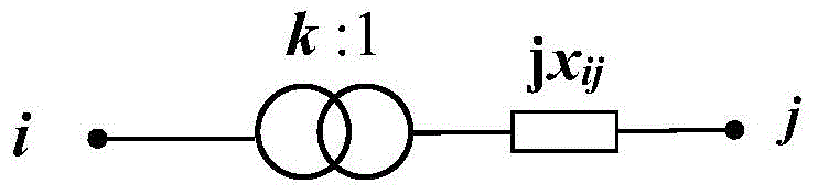 Load flow calculation method of rectangular coordinate newton method