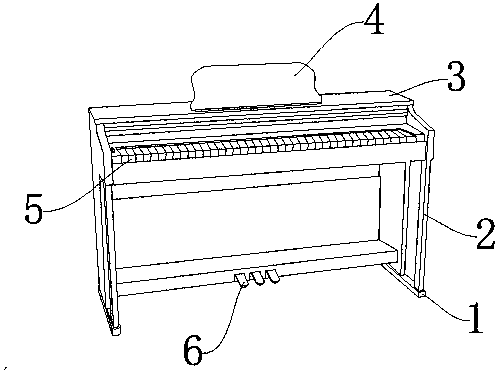 Electronic piano for teaching