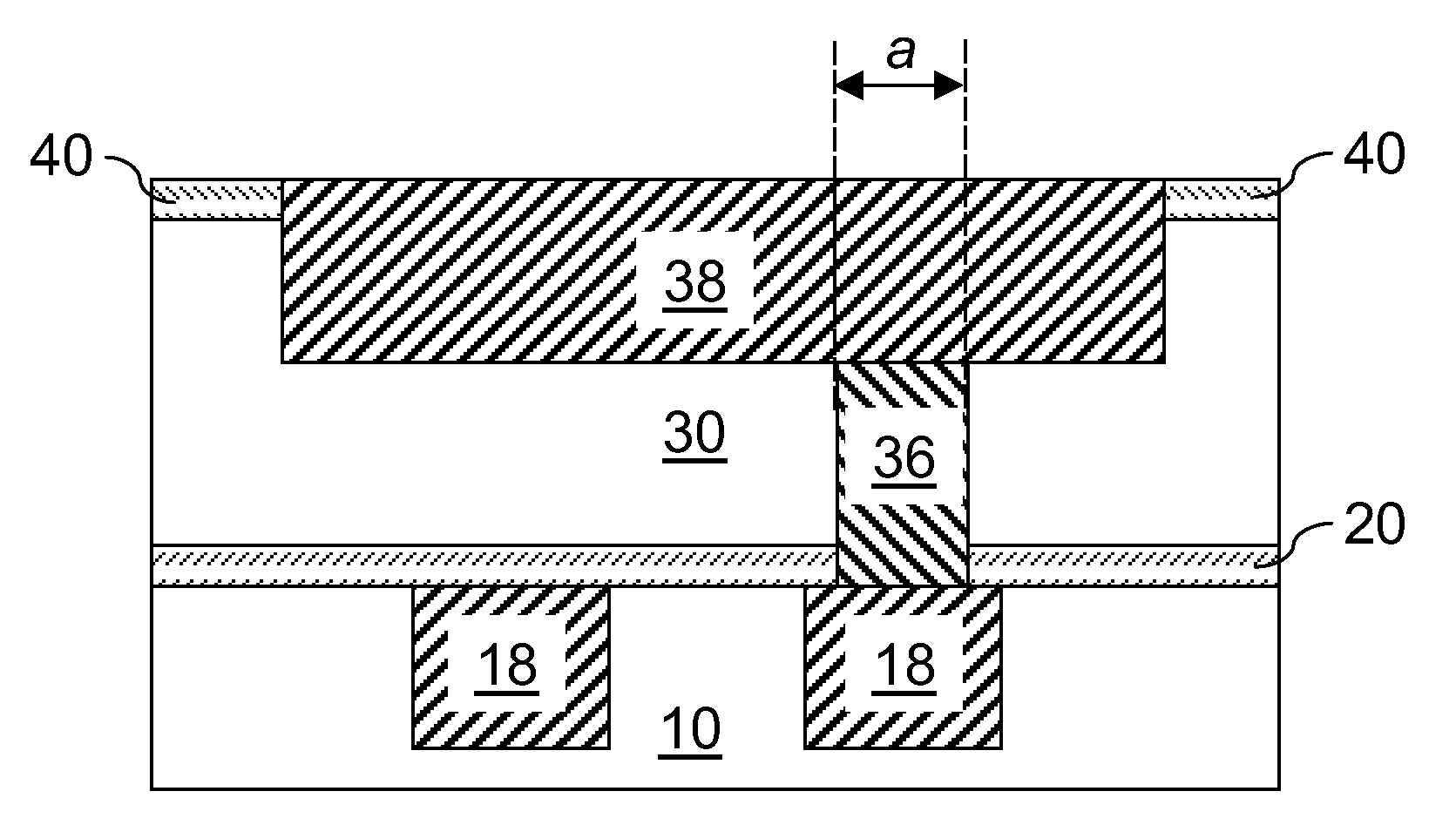 Dual damascene metal interconnect structure having a self-aligned via