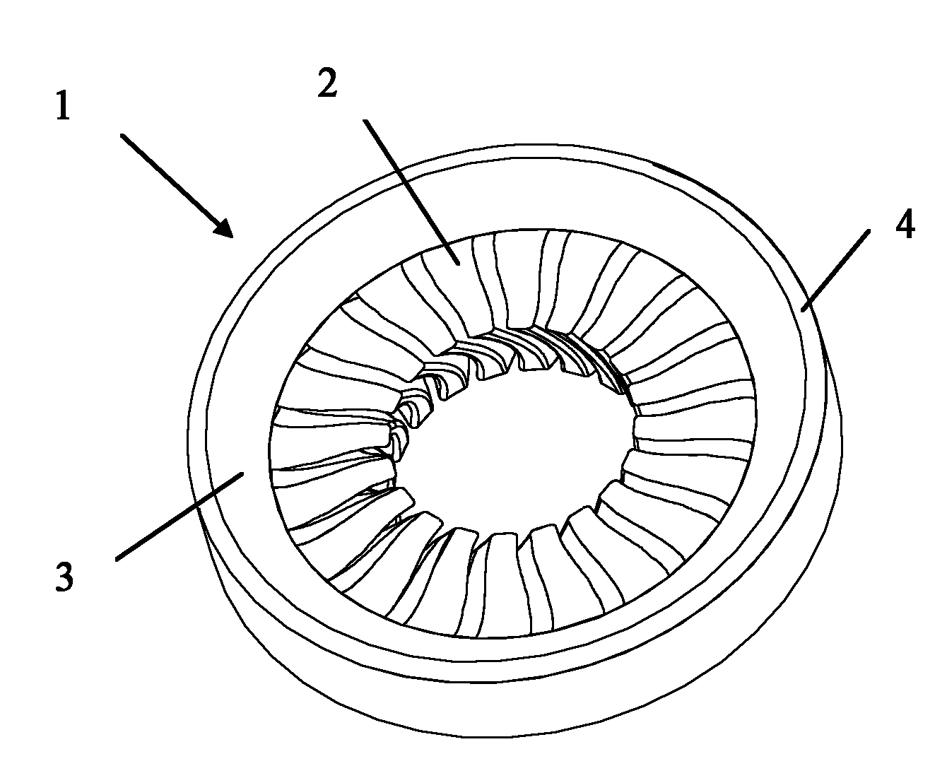 Powder hot isostatic pressing (HIP) forming method for titanium (Ti) alloy blisk