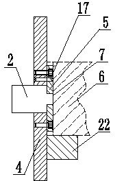 Processing method for internal sphere of split bearing seat