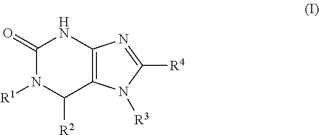 Substituted purinone compounds