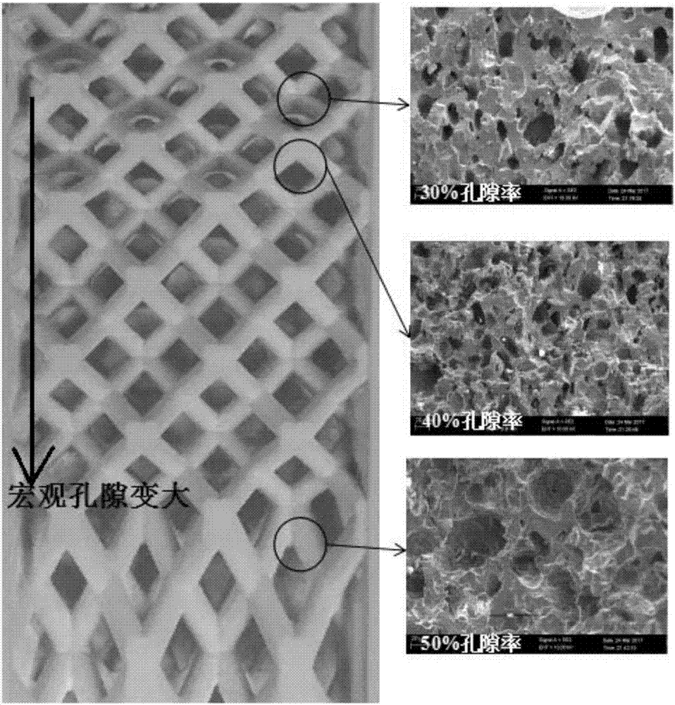 Preparation method of porous ceramic material rapidly formed based on photocuring