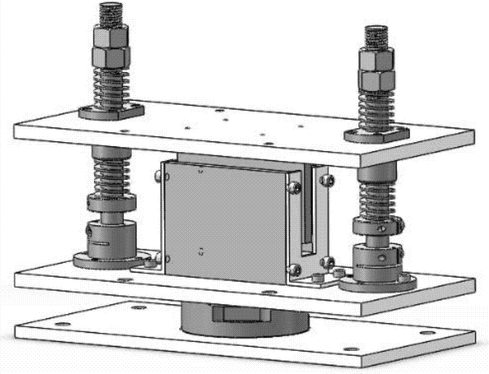 Experimental platform used for verifying vibration isolation effect of active control methods