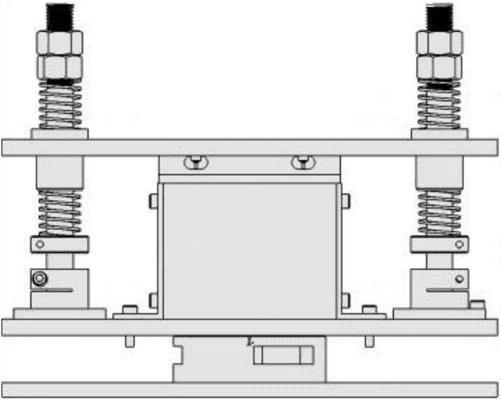 Experimental platform used for verifying vibration isolation effect of active control methods