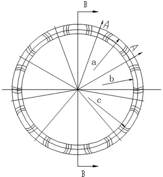 Plastic retainer for double-row deep groove ball bearing and bearing thereof