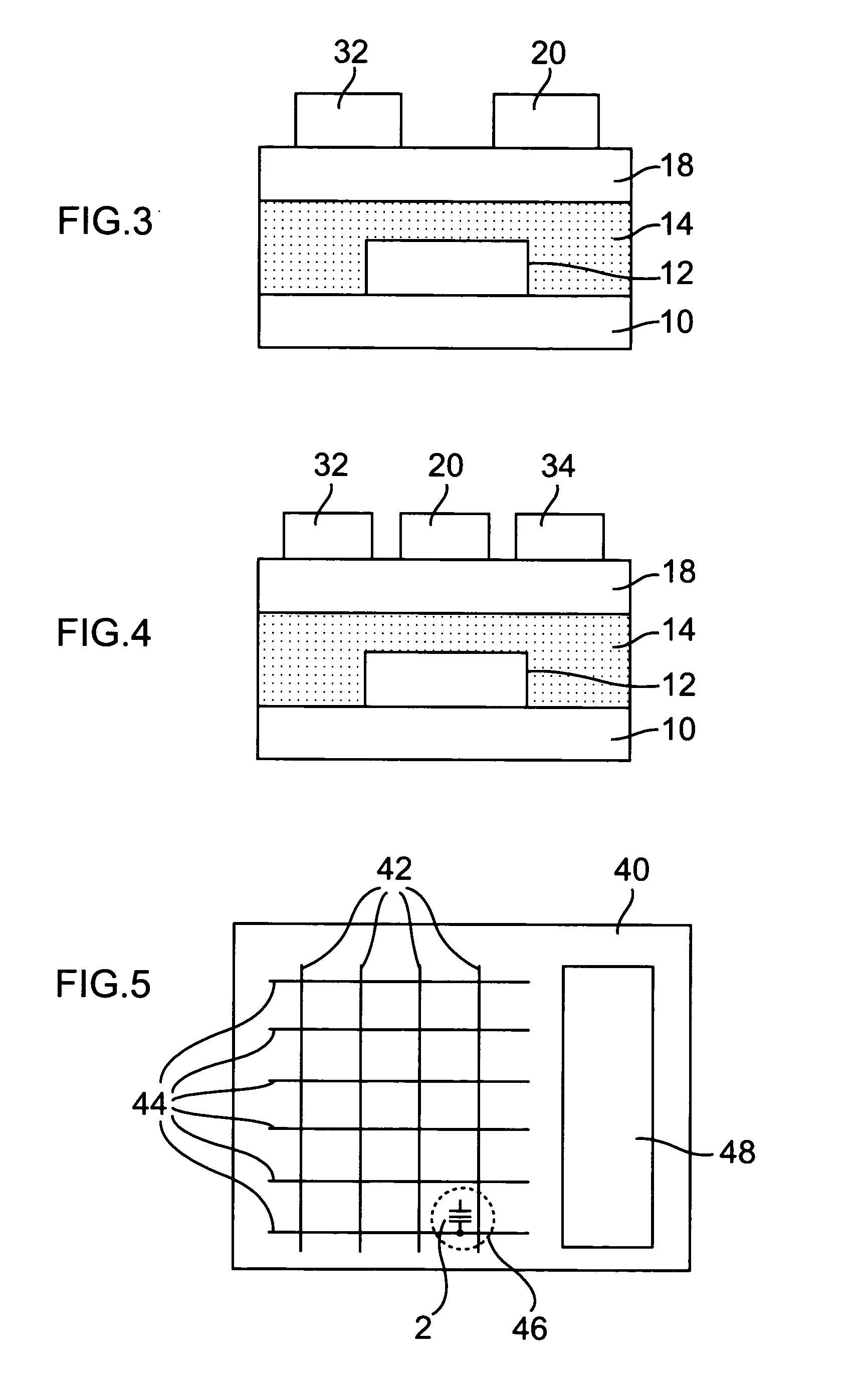 Device with switchable capacitance