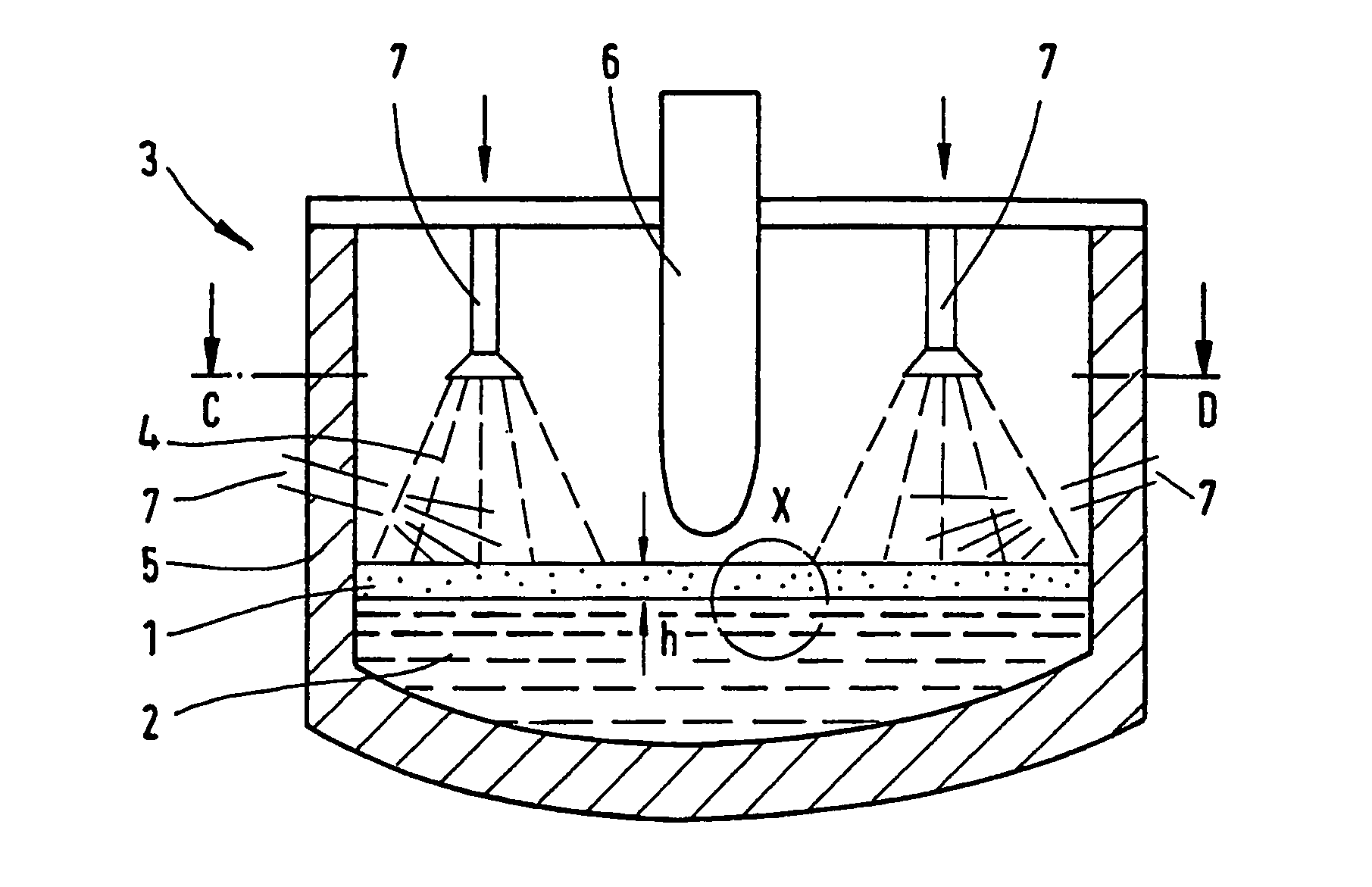 Method for the production of a foamed slag in a metal bath