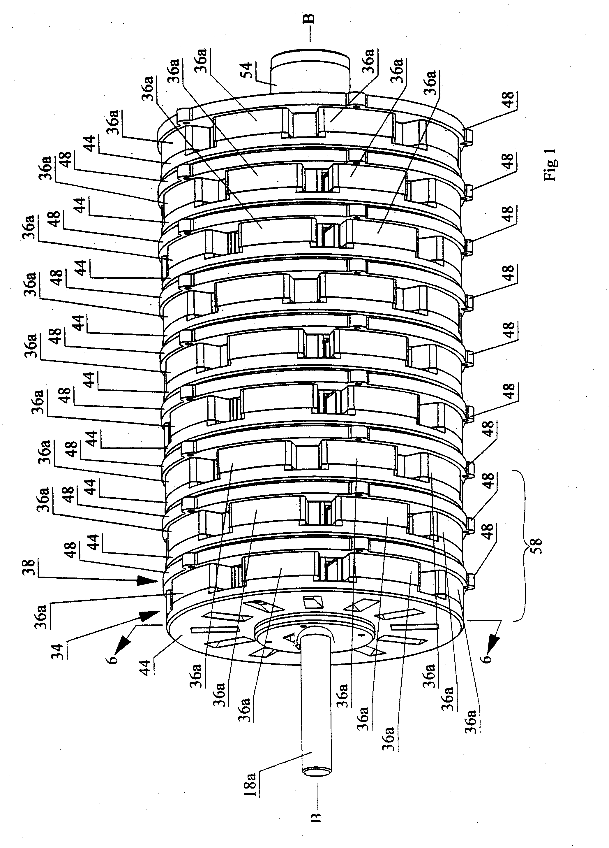 Polyphasic multi-coil generator